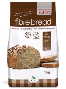 Lavkarbobrød uten gluten, melk og gjær. Denne økonomiforpakningen inneholder 1 kg brødmiks. Dette holder til 4 små eller 2 store brød.