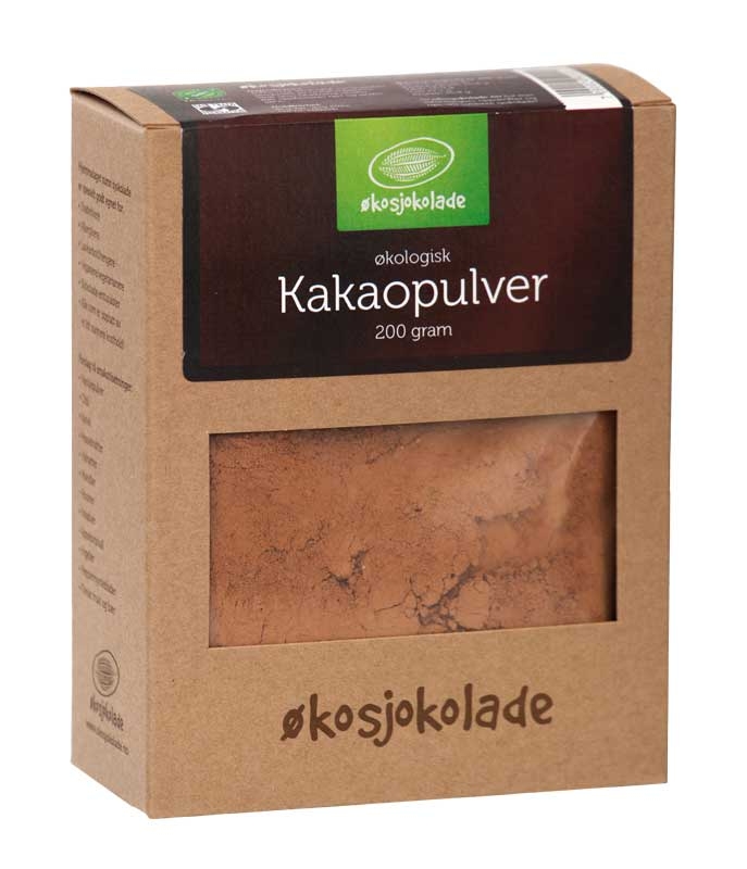 100% økologisk, rått kakaopulver produsert av rå Criollo kakaobønner.