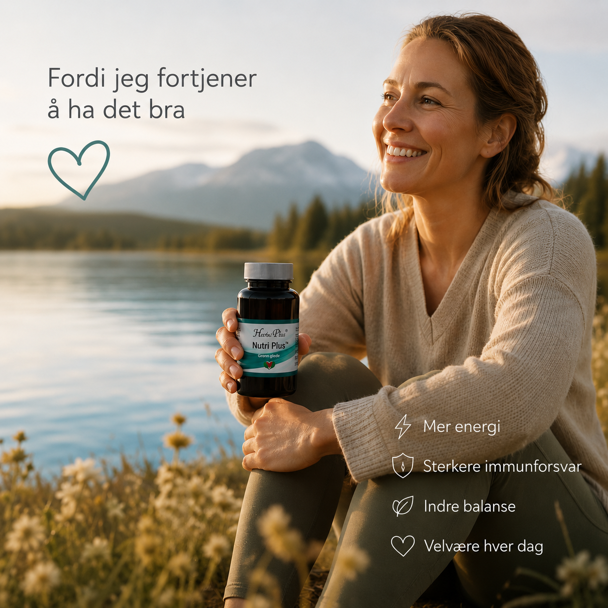 Herba Plus Nutri Plus - komplett kosttilskudd med Omega 3 - 6 for 5