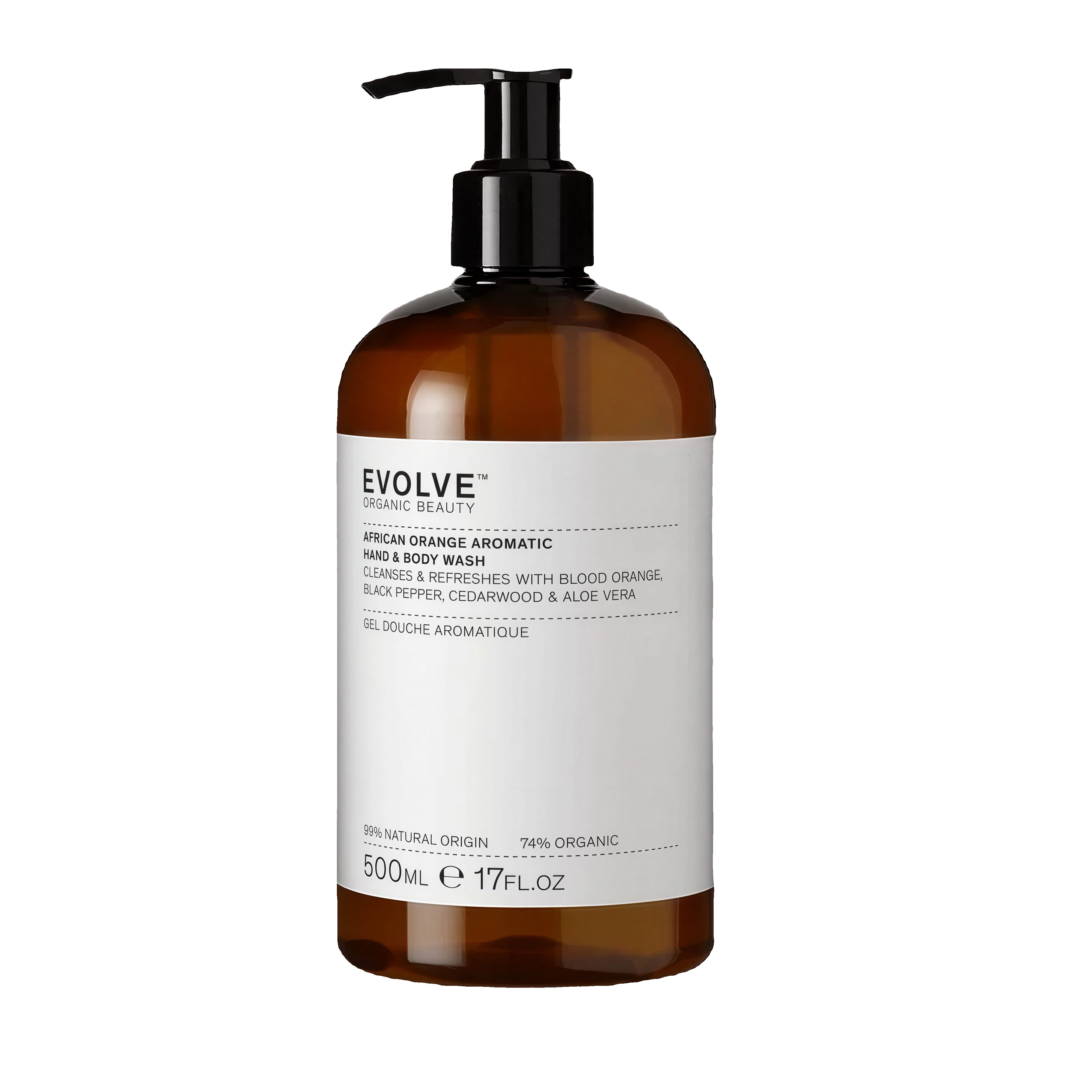EVOLVE African Orange Aromatic Hand & Body Wash 500ml