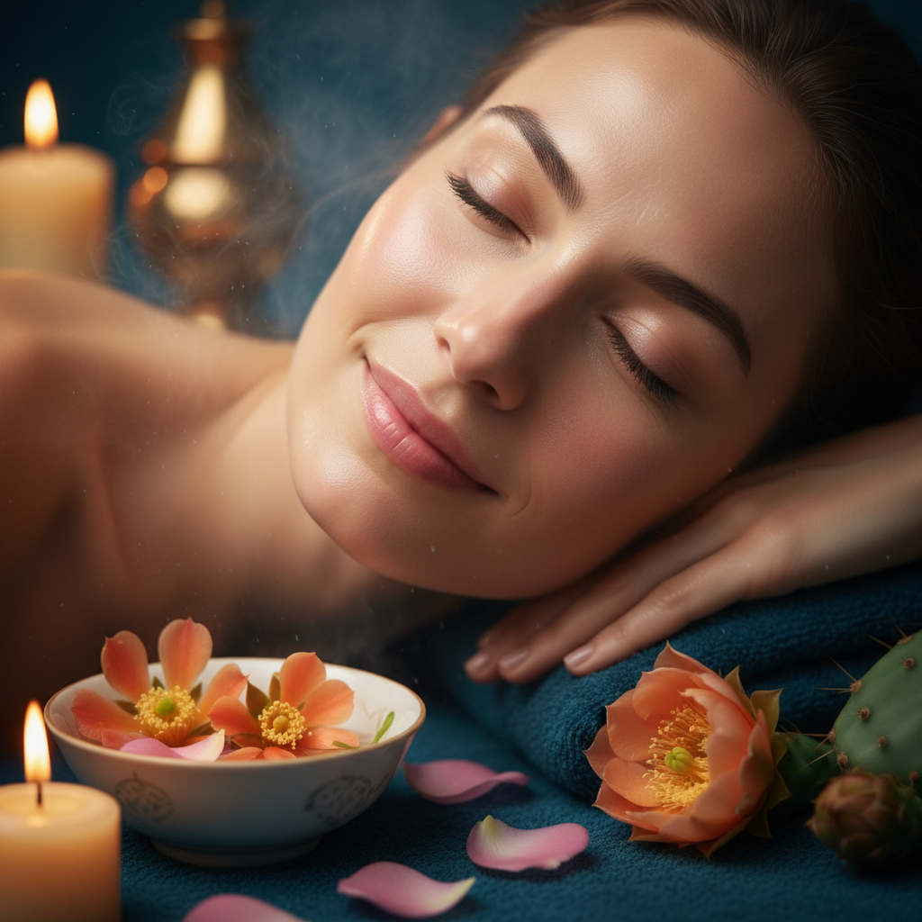 Duggfrisk spa-stemning – appelsinblomst, rose og frisk mist