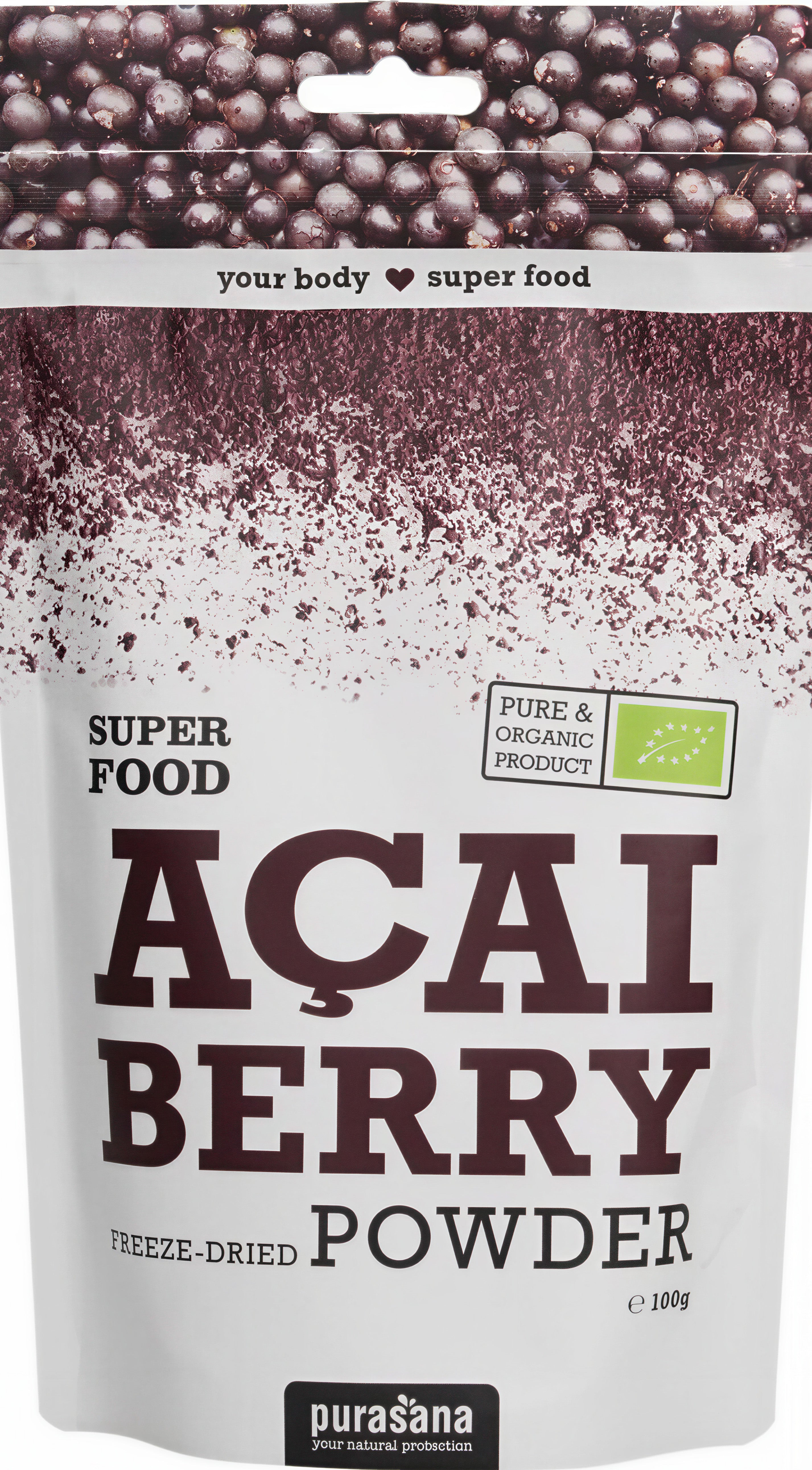 Purasana Acai Pulver Øko 100g