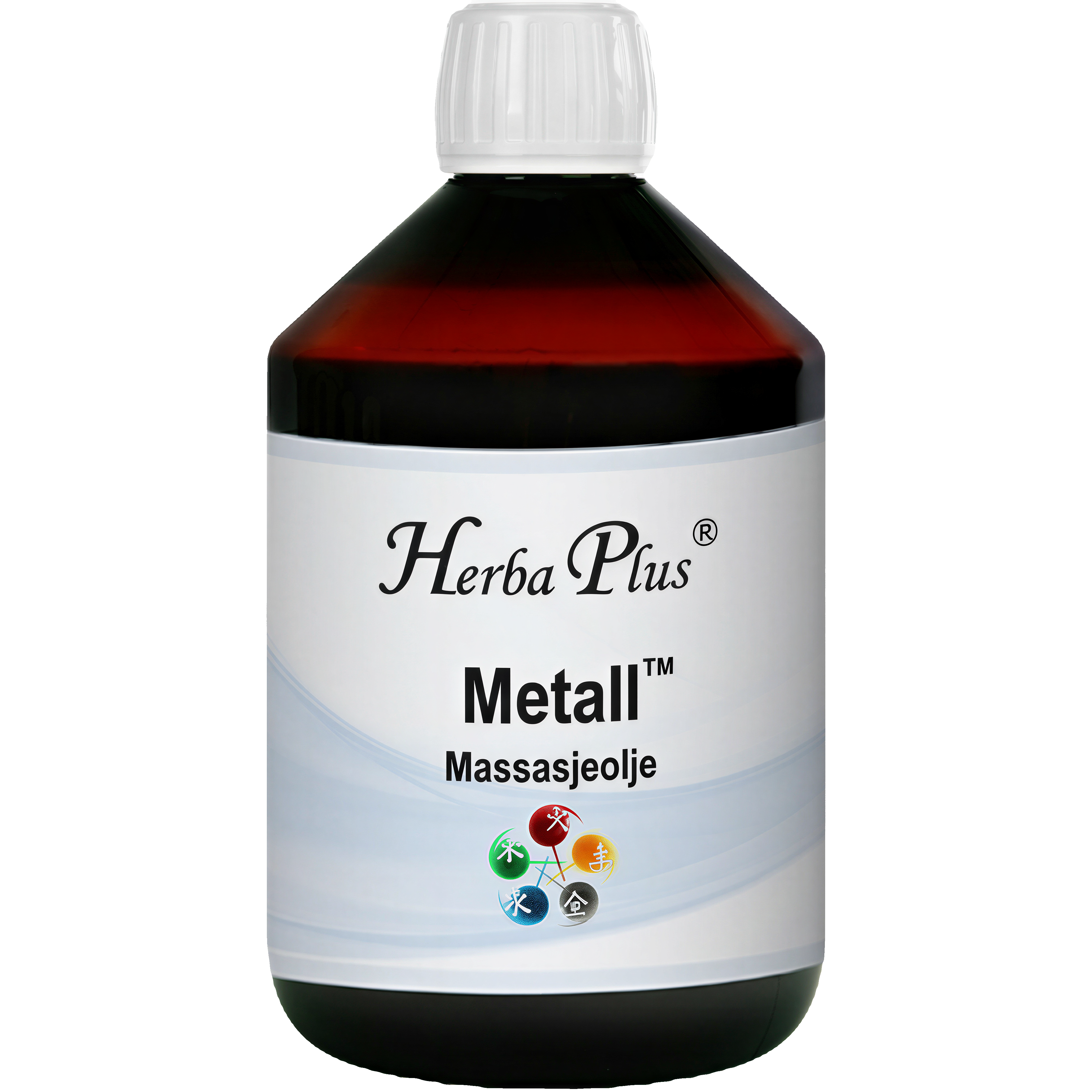 Herba Plus Massasje- og Badeolje Metall 100ml