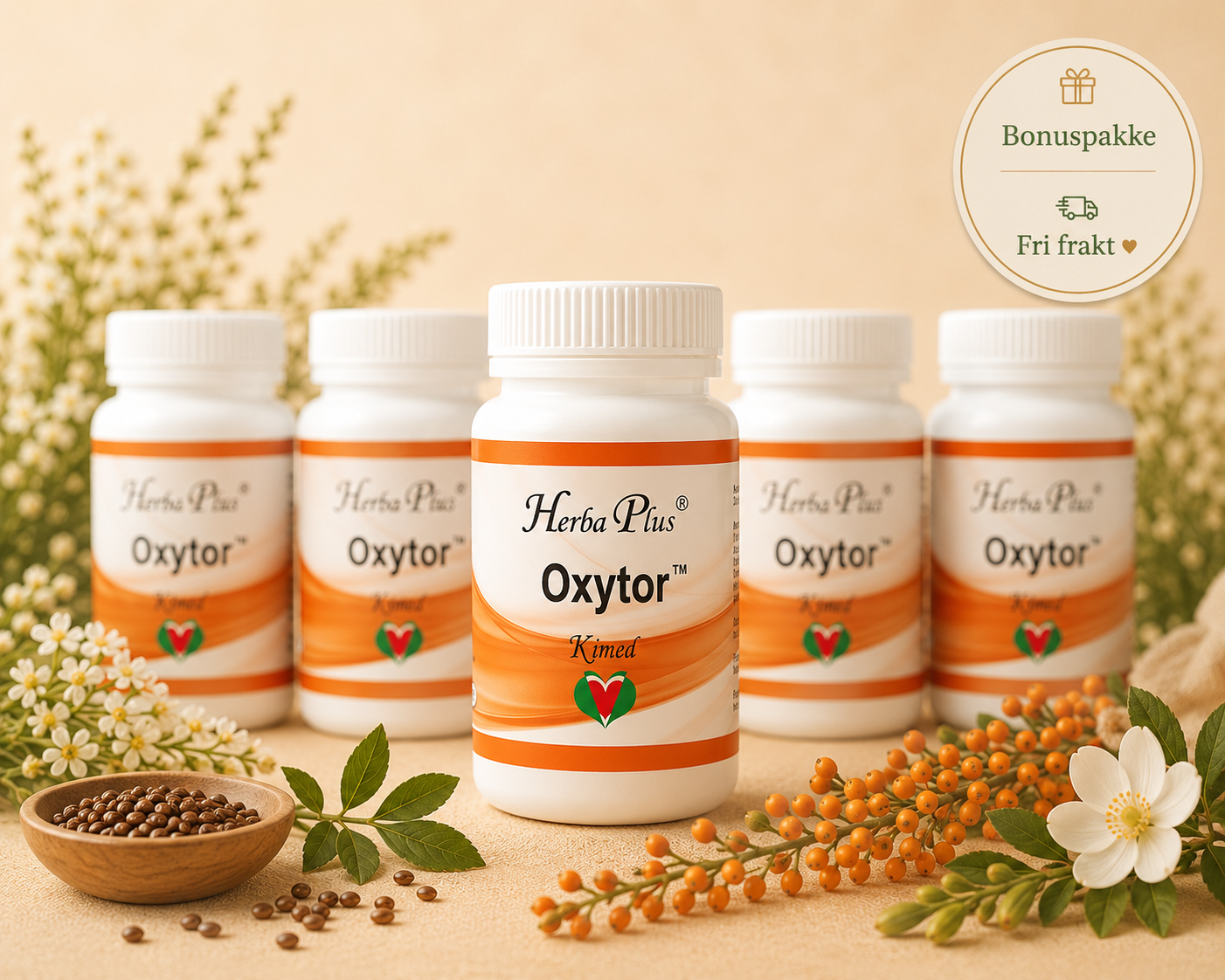 Herba Plus Oxytor -energi og stoffskifte- 6 for 5