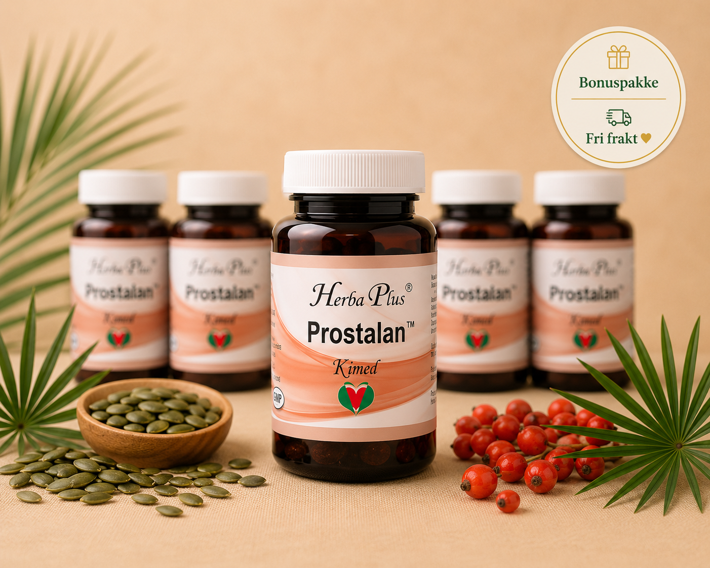 Herba Plus Prostalan -Blære og prostata- 6 for 5