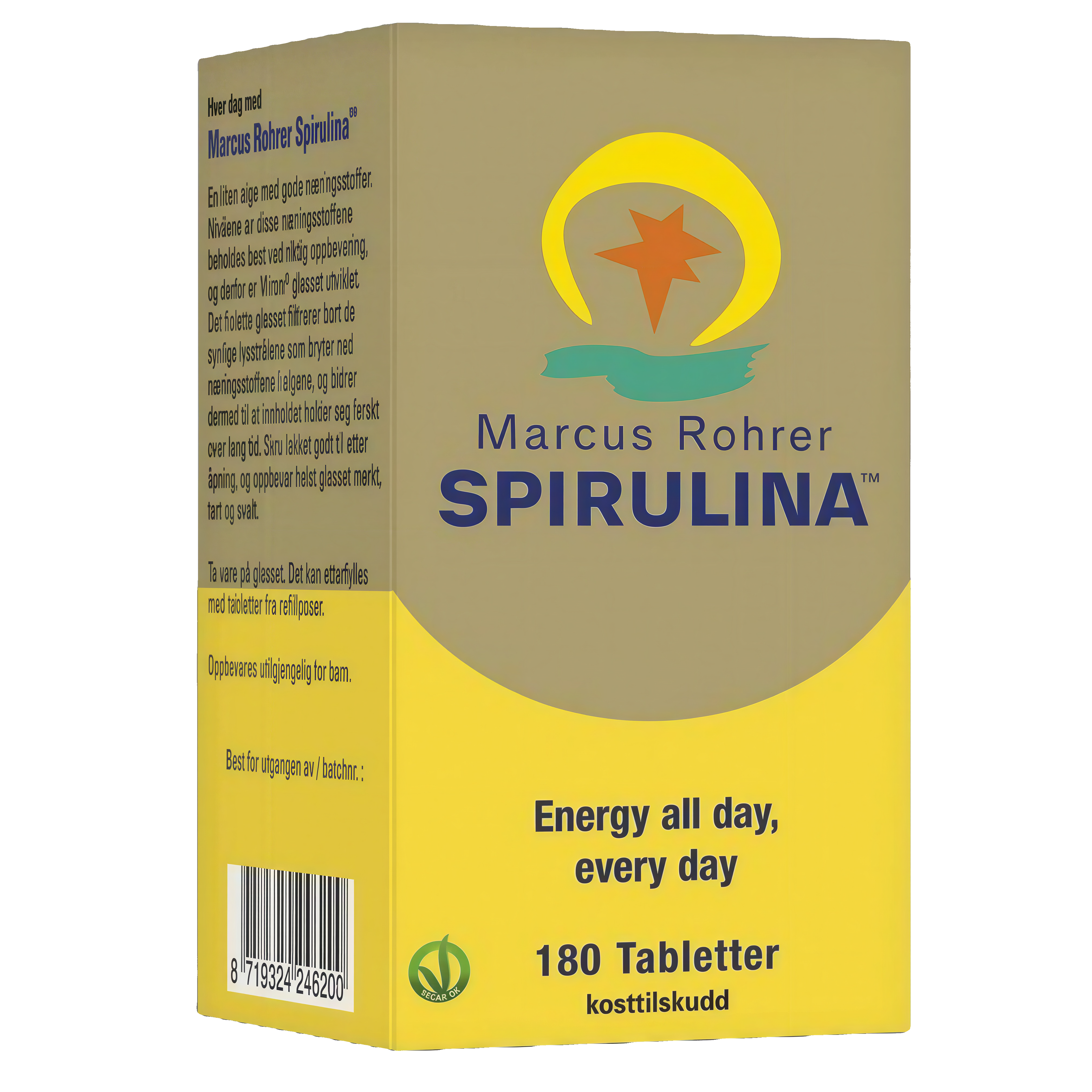 Marcus Rohrer Spirulina - 180 tbl